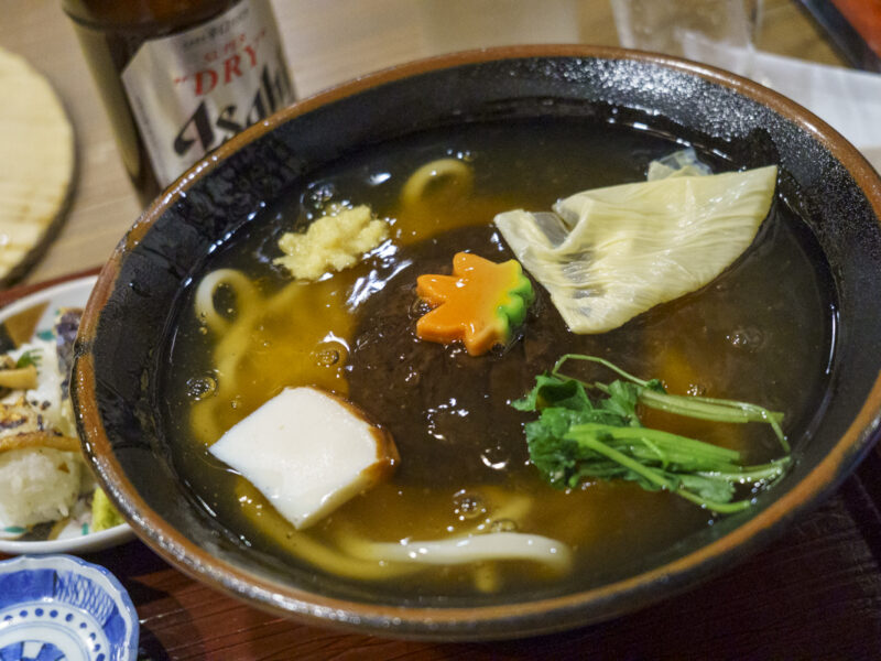 長浜市 茂美志屋（もみじや）で「のっぺいうどん」を食す（ご当地麺類を食べる旅：4）