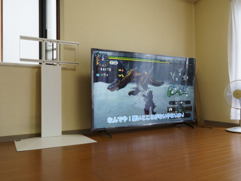 大型テレビのための壁掛け風スタンド「WALL V3」組立雑記